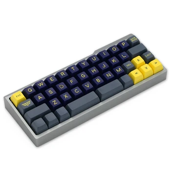 De Alumínio anodizado de caso para bm43a bm43 40% de teclado personalizados acclive ângulo de prata preta cinza amarelo rosa azul de alto perfil