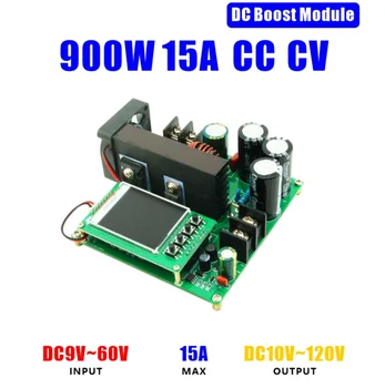 BST900W cc-CC Boost Converter Display LCD Etapa de Fonte de Alimentação do Módulo 8-60V 10-120V Tensão de Transformador Módulo Regulador de