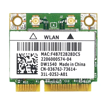 Para Broadcom BCM943228 DW1540 2,4 G/5G de Dupla Frequência MINI PCIE 300 mbps 802.11 A/B/G/N Embutida Na Placa de Rede sem Fio