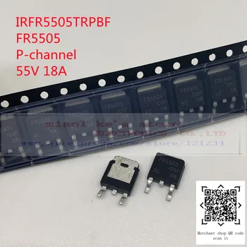 [10pcs]100%Novo original;IRFR5505TRPBF IRFR6215TRPBF IRFR9220TRPBF FR5505 RFR6215 FR9220 P-CH MOS transistor de efeito de campo SMD