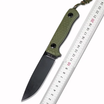 POHL integrado faca Niolox lâmina G10 lidar com filete de acampamento ao ar livre de madeira jardim multi-função de caça ferramenta