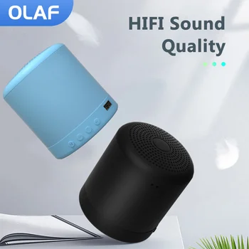OLAF A11 Deslumbrante Crack alto-Falante Bluetooth speaklouder Novo Mini-Portátil Carro Led Subwoofer TF Cartão de Som