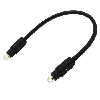 Super curto de áudio digital, saída do cabo de áudio óptico toslink cabo od 4.0 mm com banho de ouro plug 0,2 m