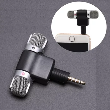Ficha Jack de 3,5 mm para Microfone Estéreo Microfone Para a Gravação do Telefone Móvel Studio Entrevista Microfone Para Smartphone