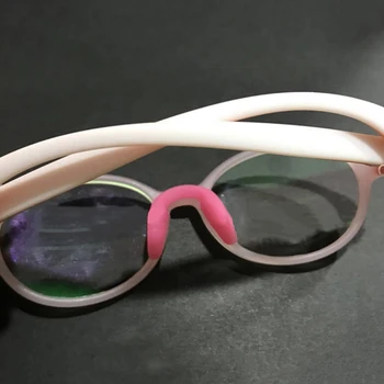1Pc Anti-Derrapante Forma de U Almofada Nasal de Silicone Pau No Pad de Óculos Óculos de sol Óculos de Acessórios 10 Cores