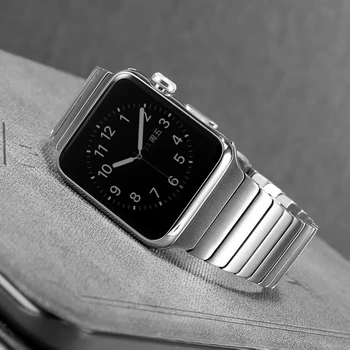 Cinta de Aço inoxidável para a Apple faixa de Relógio de 44mm 40mm, 45mm 41mm 49mm 42mm 38mm Pulseira de Metal iWatch série 7 se 6 3 4 5 8 Ultra