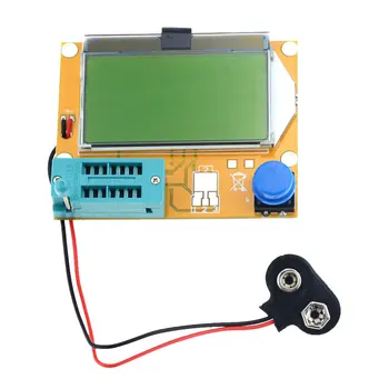 1PCS LCR-T4 Medidor de ESR Transistor Testador de Diodo Tríodo Capacitância SCR Indutância de Desligamento Automático do Display LCD
