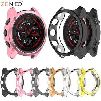 ZENHEO TPU Chapeamento de caixa de Relógio Para Garmin Forerunner 745 Smart Watch Substituição do Escudo Protetor Para Garmin 745 Caso
