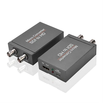 Compatível com HDMI Para SDI, Placa de Vídeo 3G Micro Conversor SDI para HDMI compatível com Áudio de Formato Automático de Detecção Para a Câmera