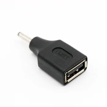 1pc USB 2.0 e UMA Fêmea para CC 3.0 mm x 1.1 mm Conector Macho de Carga Barril de Jack Adaptador de Energia para Pequenas DC USB Eletrônicos de Carregamento