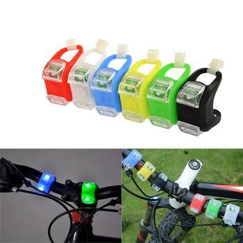 Bicicleta de Cauda Luz Sapo lanterna traseira de LED Frontal Traseira Luz Noturna Bicicleta de Segurança, luzes de Advertência Impermeável Bicicleta Acessórios