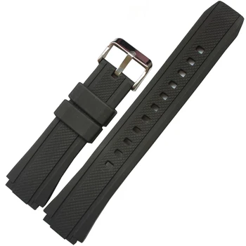 O mais recente se aplica para Casio EF-552 correia de relógio pulseira de borracha em vez de pulseira de silicone