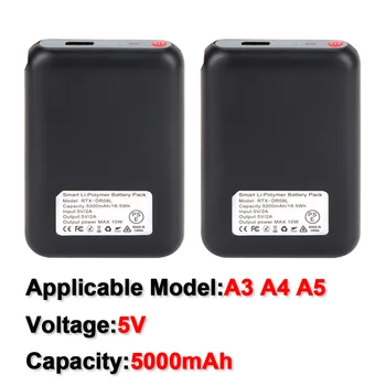 5V/3.7 V Bateria de Lítio para a A1 A2 A3 A4 A5 caloroso das Luvas 5V Bateria de Lítio para A3 A4 A5 Bateria de Lítio de 3V para A1 A2
