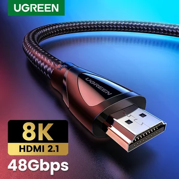 MPEG Cabo HDMI 8K/60Hz Dolby Visão HDMI 2.1 Cabo HDR10+ Ultra-Alta Velocidade de 48 gbps para Samsung TV 8K PS4 Xbox Cabo HDMI de 8K