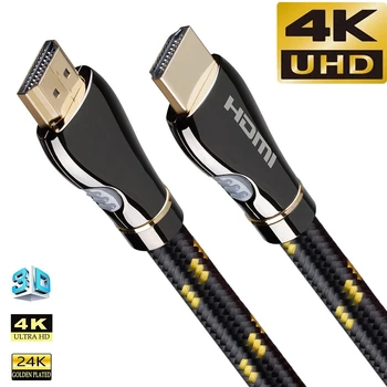 4K 60HZ Cabo HDMI V 2.0 de Áudio e Vídeo Cabo HDMI para HDMI para Samsung LG SONY TCL PS4 PS5 caixa de TV 8K Divisor de Caixa de opção de 1M 10M 20M