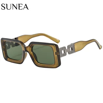 As mulheres de Óculos de sol da Moda Praça Óculos de sol Hio Pop Óculos de Sol Retro de Luxo Designer UV400 Gradiente de Tons de Óculos