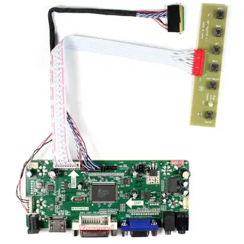 Yqwsyxl Conselho de Controle de Monitor Kit para B133XW01 V0/V1/V2/V3 1366 x 768 HDMI+DVI+VGA ecrã LCD LED de Controlador de Controlador de Placa de DIY
