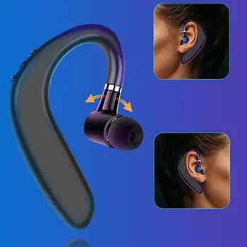 Fones de ouvido sem fio Bluetooth Mãos-livres Esportes Fones de ouvido Carro de Negócios Mini Tampões de Orelha só de Giro Chamada Música Bass Fone de ouvido