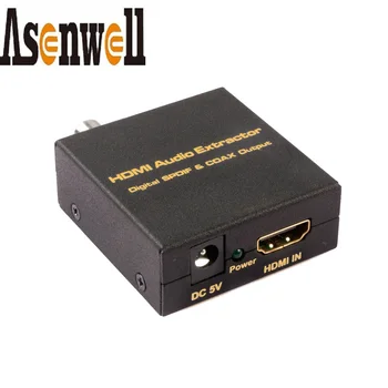 Compatível com HDMI Em SPDIF Coaxial Digital 5.1 de Saída de Áudio LPCM DTS Dolby AC3 HDMI Extrator de Áudio HDMI Conversor De DVD Multimédia
