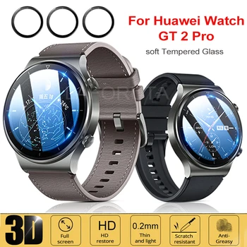 GT2 Pro Filme Protetor para a Huawei Assistir GT 2 Pro Protetor de Tela Cheia Tampa de Fibra Macia Smartwatch Acessórios Não de Vidro