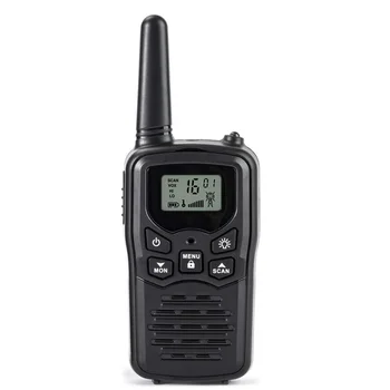 Mini Handheld Walkie Talkie Rádio Para Acampar ao ar livre 22CH UHF 446.9375 MHz Até 8KM Portátil Interfone