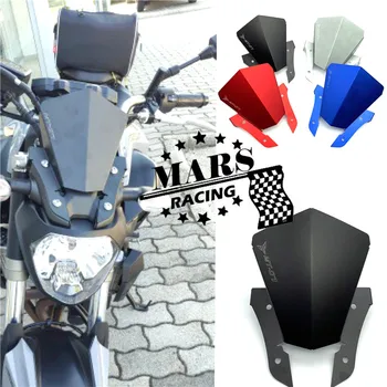 Acessórios da motocicleta de Frente do pára-brisa pára-Brisas de Moto CNC Ajuste Para a Yamaha MT-07 MT07 13 14 15 17 MT 07 2013-2017
