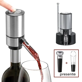 Elétrico Vinho Decanter Wine Aeradores Elétricos Automáticos Vinhos Distribuidor Decanator Pourers Bico De Vinho Separador Acessórios