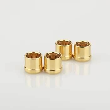 8pcs Ruído Rolha Rhopdium Banhado a Ouro Cobre Plug RCA Caps de Qualidade Superior sob o cesto
