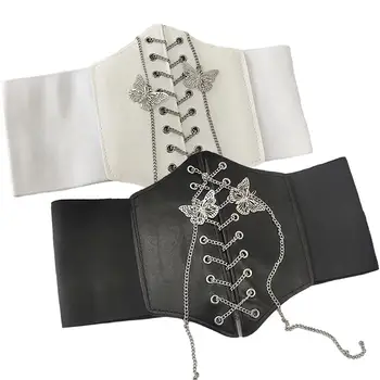 Mulheres' Cintura De Borboleta Cadeia Correia Da Faixa ,As Mulheres Elasticidade Cinto Envoltório Elástico, Corset Cintura De Correias Vestido Acessórios