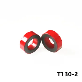 T130-2 de Ferro de Ferrite Toroid Núcleos 33*20*11 mm Para Indutores de Núcleo de pó de Ferro Anel Vermelho de Baixa permeabilidade