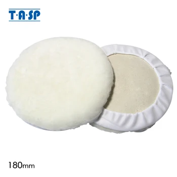 TASP 2pcs 180mm 7 cm de Lã de Polimento Bonnet Polidora Máquina de Depilação Polimento Polimento da Pintura do Carro de Cuidados de Polidor de Almofadas