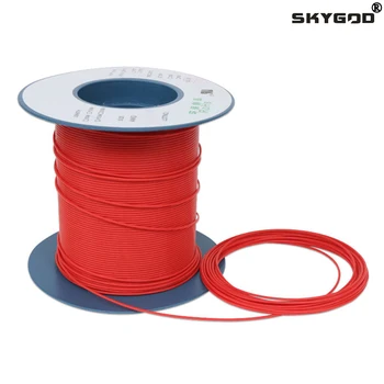 1M Vermelho Tubo de PTFE Para a Impressora 3D de Peças de Tubulação de IDENTIFICAÇÃO 0.5 1 2 2.5 3 4 5 6 7 8 10 12 14 16 18 20 mm F46 Isolados Mangueira em Tubo Rígido de 600 v