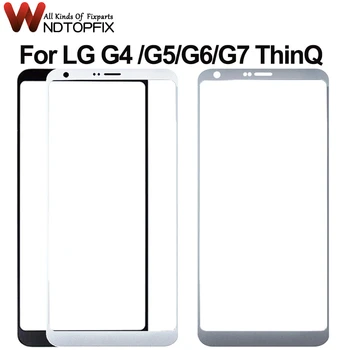 Exterior de alta Qualidade da Tela do Painel Para LG G4 G5 G6 G7 Vidro Frontal Externa do Vidro do Painel da Tela Para LG G7 ThinQ Tela Frontal de Vidro