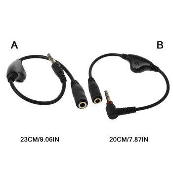 3.5 mm Jack AUX Macho para Fêmea Adaptador de Extensão do Cabo de Áudio Estéreo Cabo com Controle de Volume do Fone de ouvido Fone de ouvido Fio para alto-Falante
