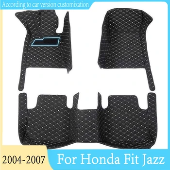 Carro Tapetes Para Honda Fit Jazz 2007 2006 2005 2004 Tapetes Auto Interiores Estilos De Acessórios Personalizados, Tapetes, Decoração