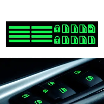 Adesivos De Carros Noctilucent Universal Fluorescente Adesivos Para A Janela Teclas De Automóvel Carro Adesivos De Carro Verde Acessórios