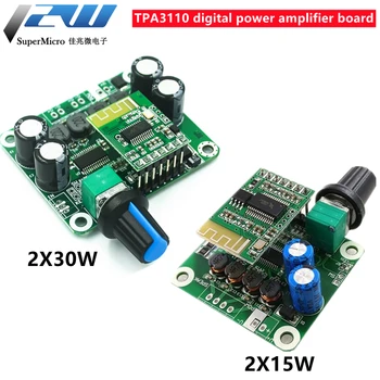 5V TPA3110 Digital Amplificador de Potência Estéreo do Conselho de Classe D, Bluetooth 4.2 Amplificador de Potência Conselho de 15W de Potência de Amplificador Conselho