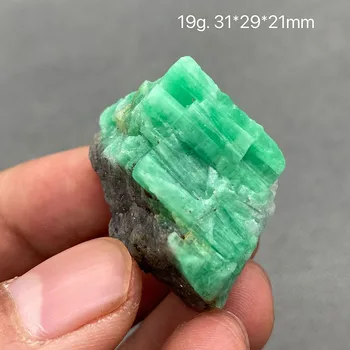 100% Natural, o verde esmeralda mineral gem-grau de cristal amostras de pedras e cristais cristais de quartzo