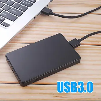 HDD Caso Gabinete USB3.0 2.0 5 gbps de Alta Velocidade SATA de 2,5 polegadas disco rígido Externo Mobile Disco Rígido Caso a Caixa de 4T 8T