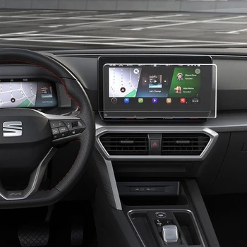2 PCS Carro GPS de Navegação de Película Protetora Para Seat Leon MK4 10 Polegadas tela LCD de ESTIMAÇÃO película protetora acessórios