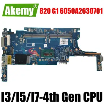 PARA HP 820 G1 Laptop placa-Mãe placa-mãe 6050A2630701 placa-mãe DDR3 I3 I5 I7 4ª Geração da CPU