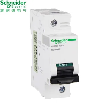 A Schneider electric Alta potência Disjuntor C120H 1p C tipo 63A 80A 100A 125A 10kA A9N19800 /08/16/24