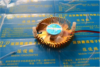 2pcs DC12V 0,1 A 50mm de diâmetro BGA fã de Gráficos de Cartão de Fã chips de Ponte com ventilador do dissipador de Calor do Cooler circular Ventilador de refrigeração de 2 pinos