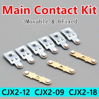 Contato principal Kit Para Contator AC CJX2 1210 1810 0910 Móveis e Fixos, Contatos CJX2 1201 1801 0901 Contator de Peças de Reposição 220V