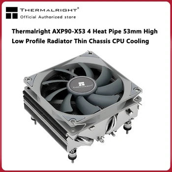 Thermalright AXP90-X53 4 Tubos de Calor 53mm de Alto Perfil Baixo do Radiador Fina Chassi de Refrigeração de CPU Intel 115X 1200 1700 AM4 EM5