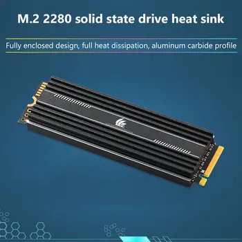 M. 2 SSD Dissipador de Calor M. 2 2280 Disco Rígido de Estado Sólido de Alumínio do Dissipador de Calor do Radiador de Drenagem de Arrefecimento Passivo do Dissipador de calor