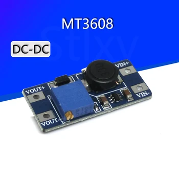 MT3608 DC-DC Step Up Converter Booster Fonte de Alimentação do Módulo de Impulso para subir a Bordo de saída máxima 28V 2A