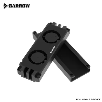Barrow 2280 22110 PCIE SATA suporte multi especificação M. 2 Disco Rígido de Dupla Ventoinha do Dissipador de Calor de Refrigeração do radiador HDM2280-PÉS