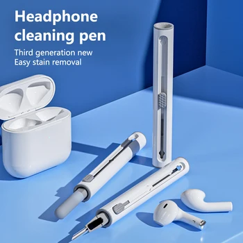 Fones de ouvido Bluetooth Kit de Limpeza para Airpods Pro Fones de ouvido Caneta Pincel Fones de ouvido sem Fio Limpeza da caixa de Ferramentas para o Iphone para Samsung