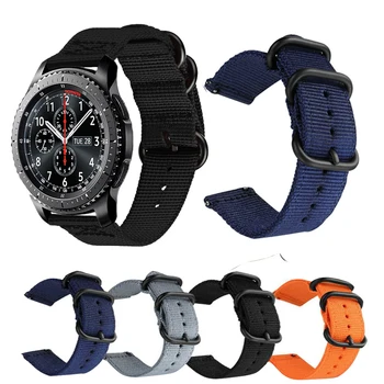 Esporte de Nylon Macio bracelete pulseira para Samsung Galaxy Watch 46mm SM-R800 Substituição Inteligente Correia de relógio Pulseira Pulseira